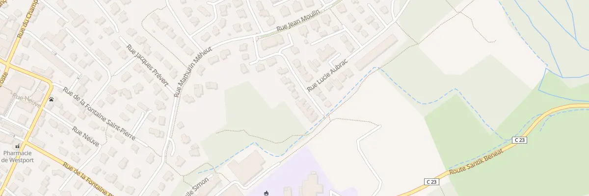 Plan du 18 Rue Lucie Aubrac à Plougastel-Daoulas