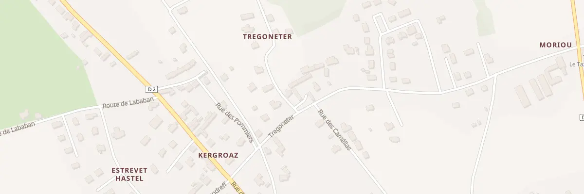 Plan du 67 Tregoneter à Pouldreuzic