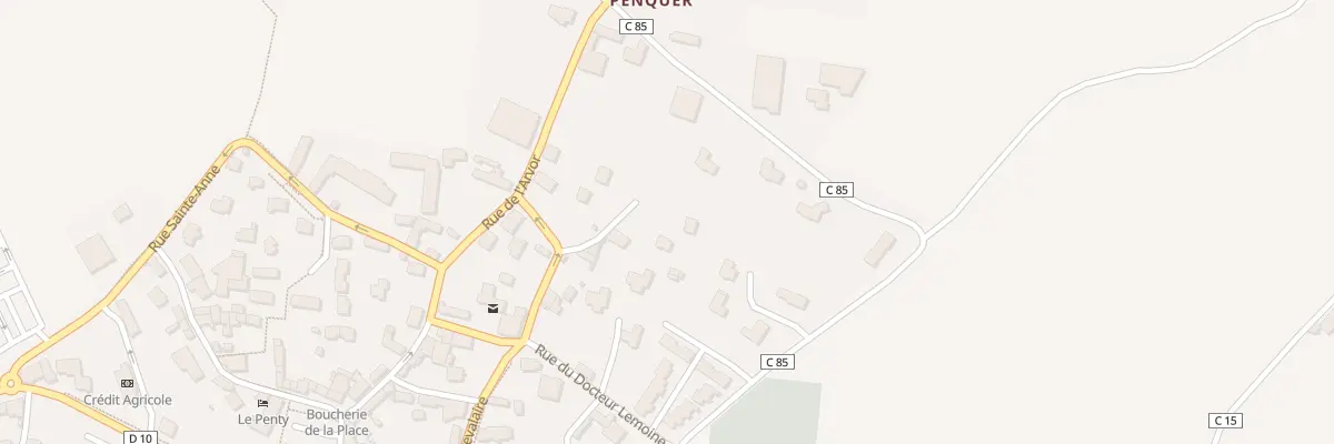 Plan du 11 Rue Saint-Brevalaire à Kerlouan