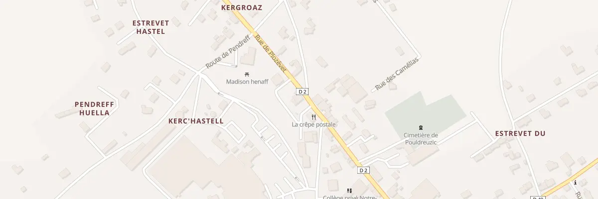 Plan du 33 Rue de Plozévet à Pouldreuzic