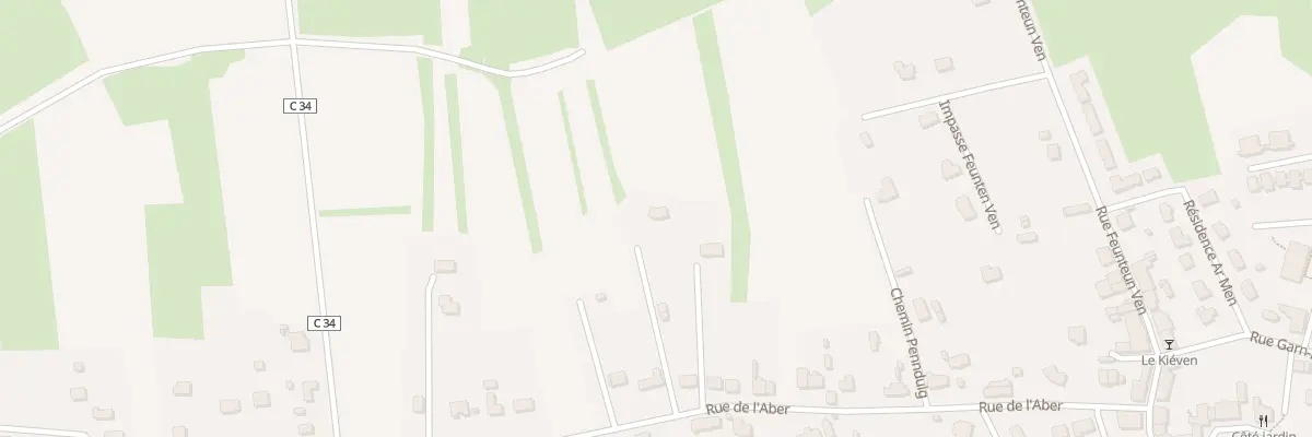 Plan du 34B Rue de l’Aber à Telgruc-sur-Mer
