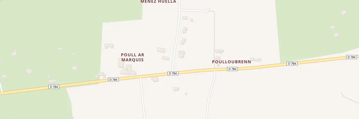 Plan du 14 Poul Ar Marquis à Landudec