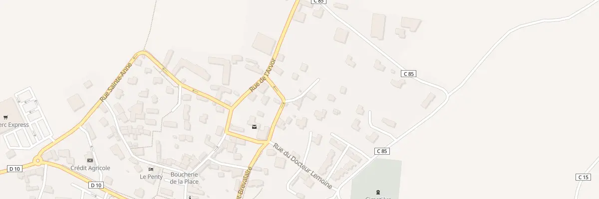 Plan du 7 Rue Saint-Brevalaire à Kerlouan