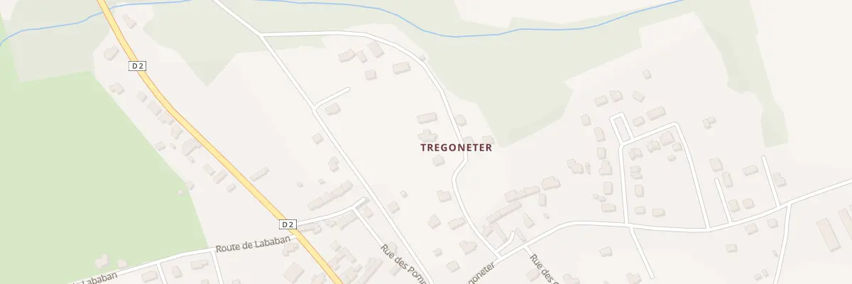 Plan du 37 Tregoneter à Pouldreuzic