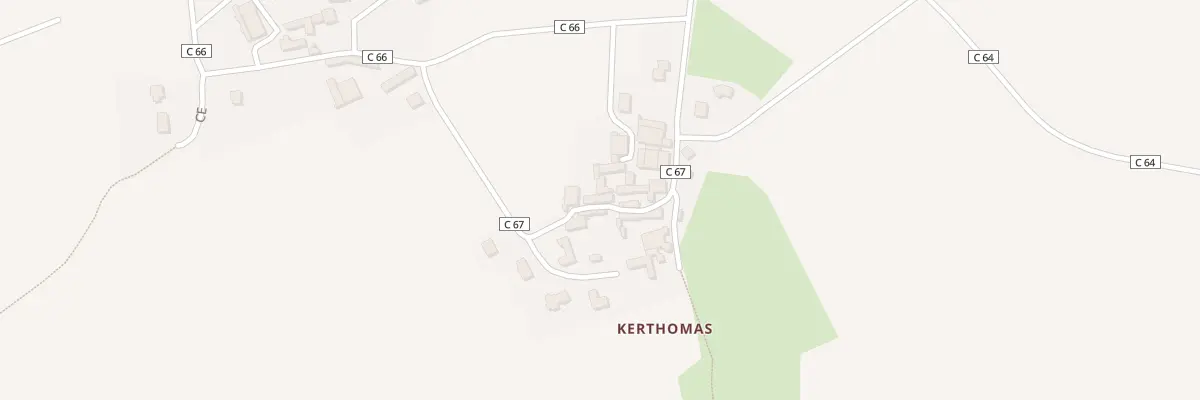 Plan du 218 Kerthomas à Telgruc-sur-Mer