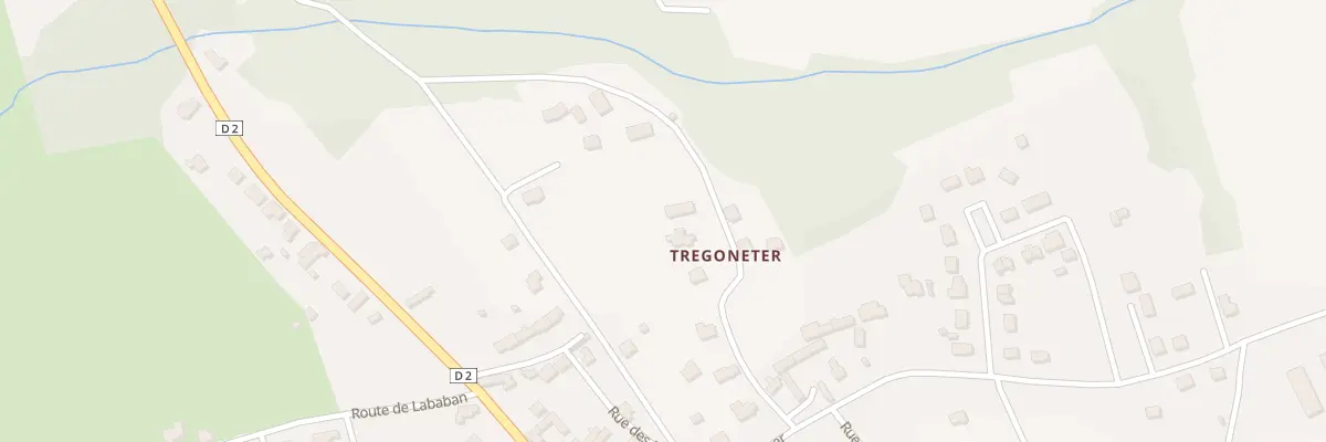 Plan du 39 Tregoneter à Pouldreuzic