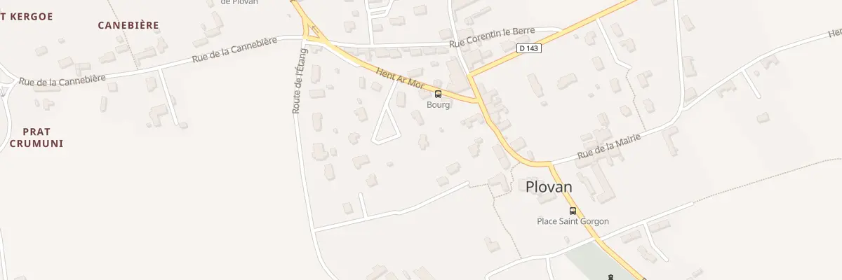 Plan du 3 All des Tamaris à Plovan