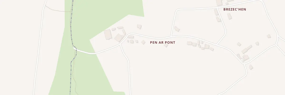 Plan du 5077 Pen ar Pont au Folgoët