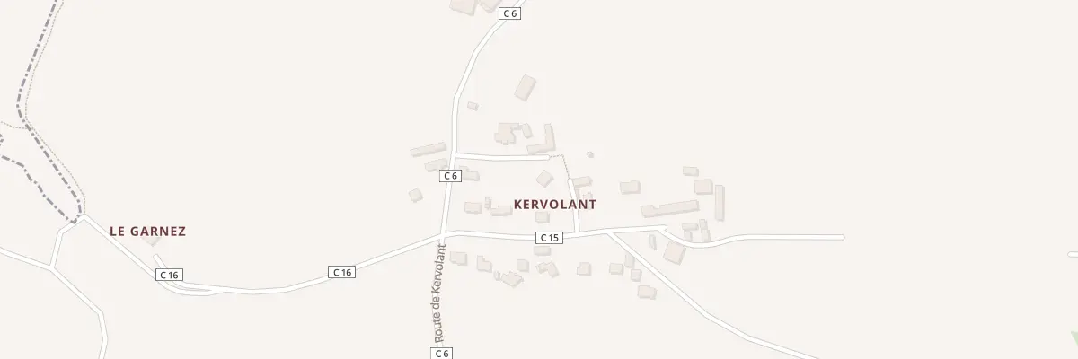 Plan du 125 Kervolant à Saint-Frégant