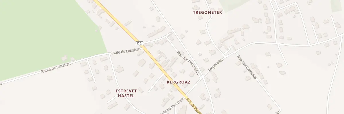 Plan du 5 Rue des Pommiers à Pouldreuzic