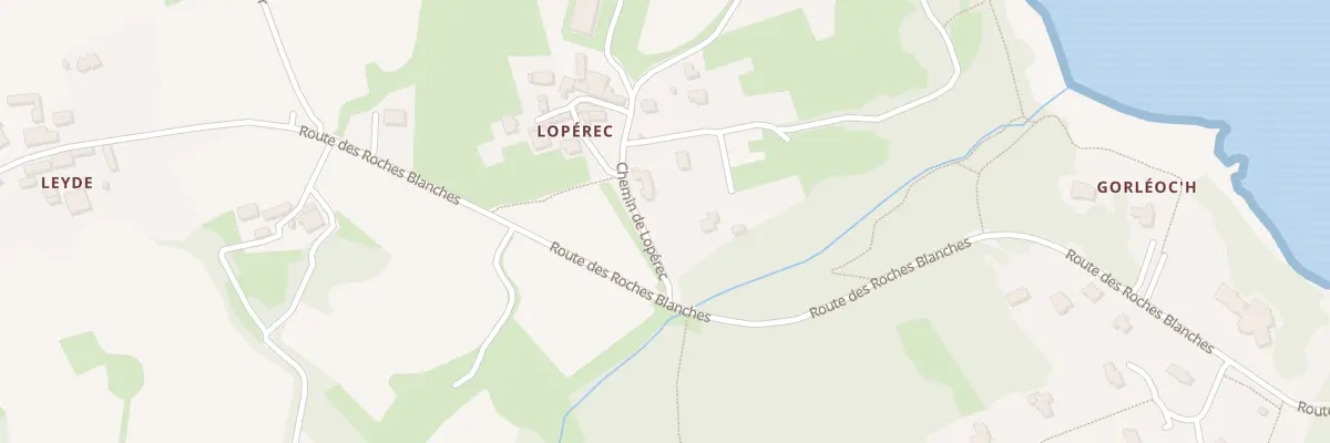 Plan du 4 Che de Loperec à Douarnenez