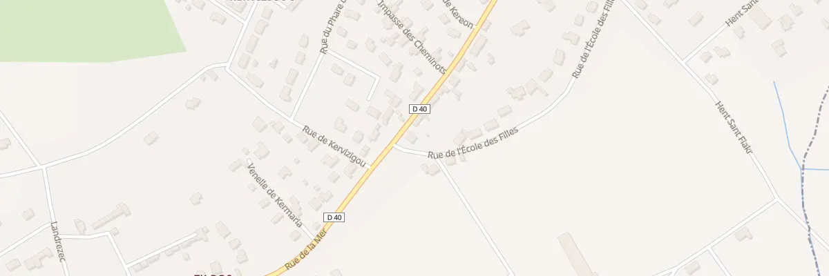 Plan du 45 Rue de la Mer à Pouldreuzic