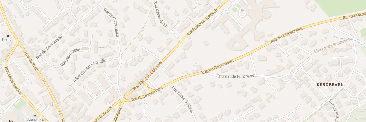 Plan du 30 Rue François Guivarch à Plougastel-Daoulas