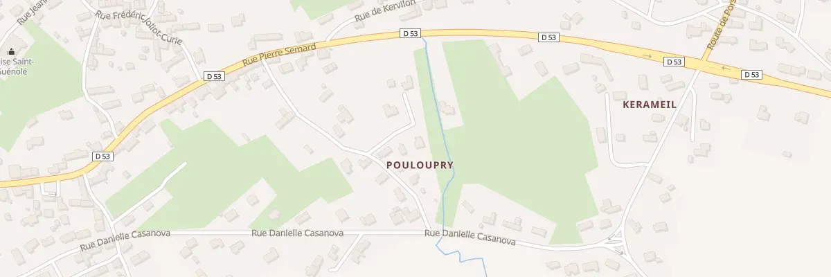 Plan du 177 Rue de Pouloupry à Penmarch