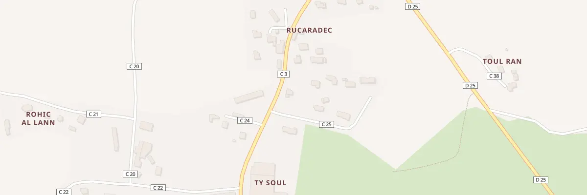 Plan du 80 Rucaradec à Saint-Frégant