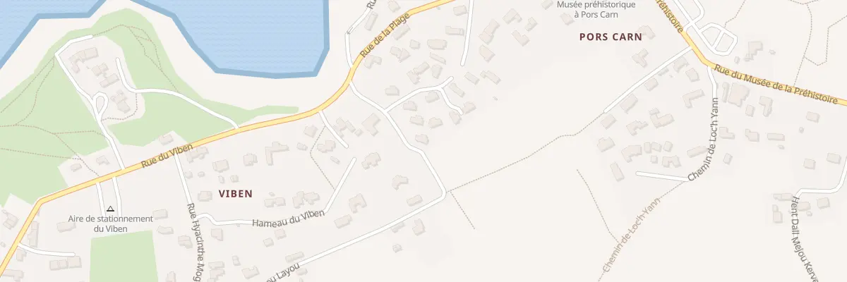 Plan du 4 Village de Pors Carn à Penmarch
