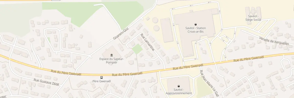 Plan du 10 Rue Lamartine à Plougastel-Daoulas