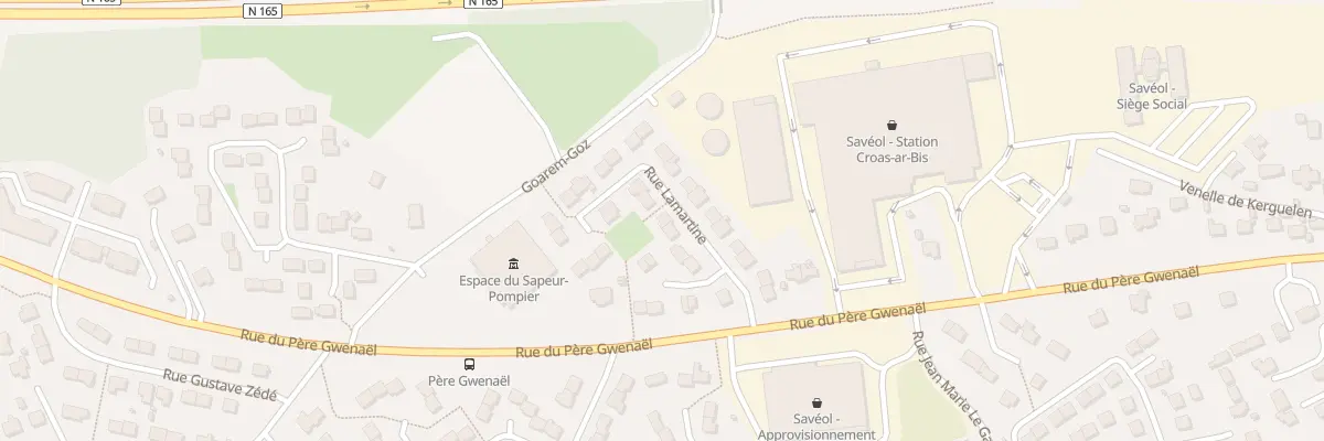 Plan du 11 Rue Lamartine à Plougastel-Daoulas
