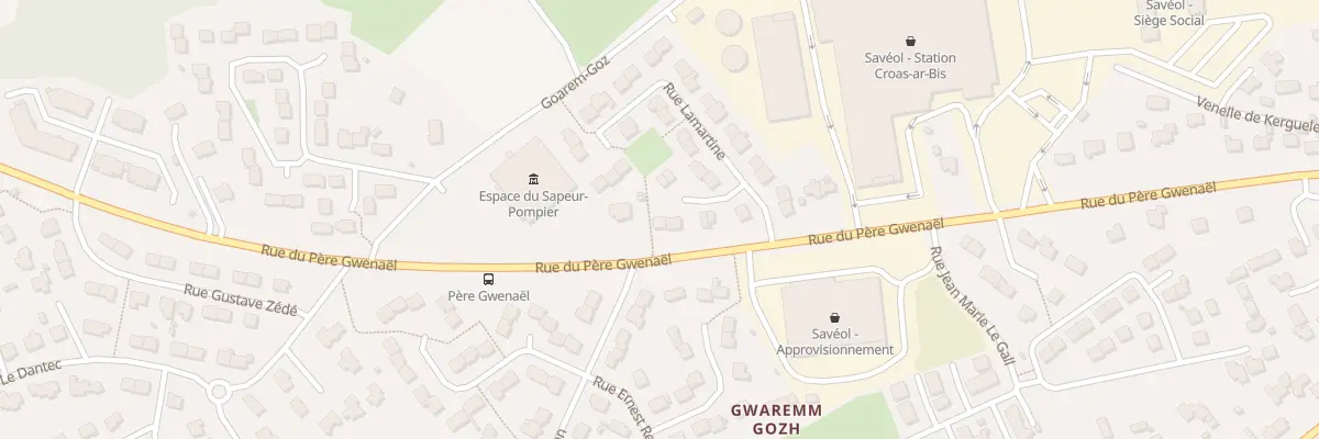 Plan du 5 Rue Lamartine à Plougastel-Daoulas