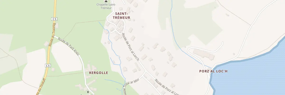 Plan du 15 Saint Tremeur à Plougastel-Daoulas