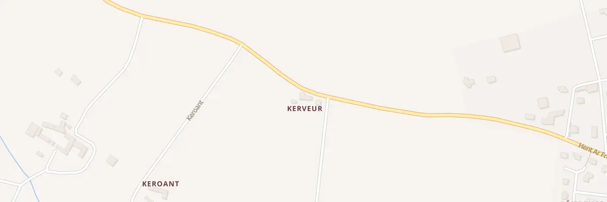 Plan du 80 Kerveur à Guiler-sur-Goyen