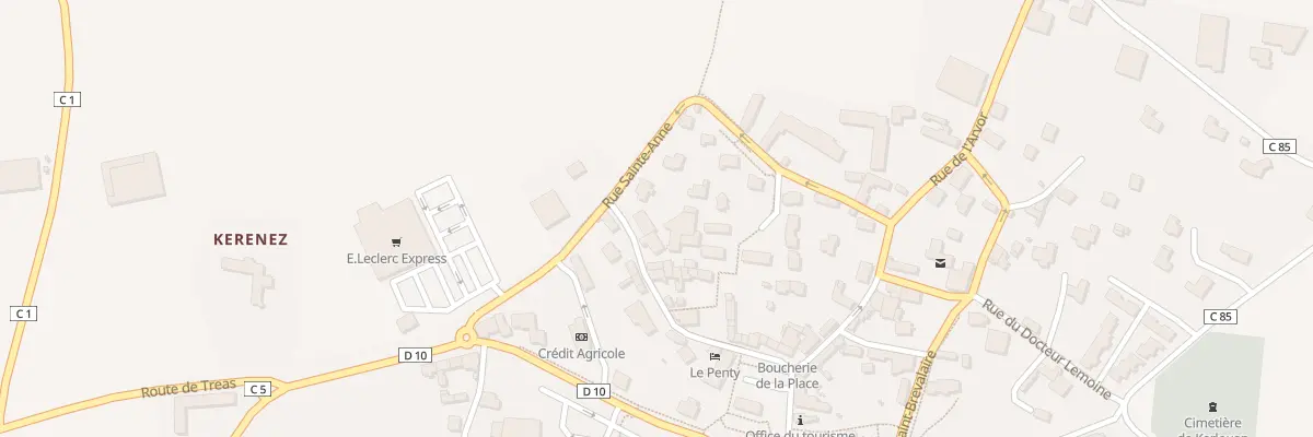 Plan du 25 Rue du Cdt Toul à Kerlouan