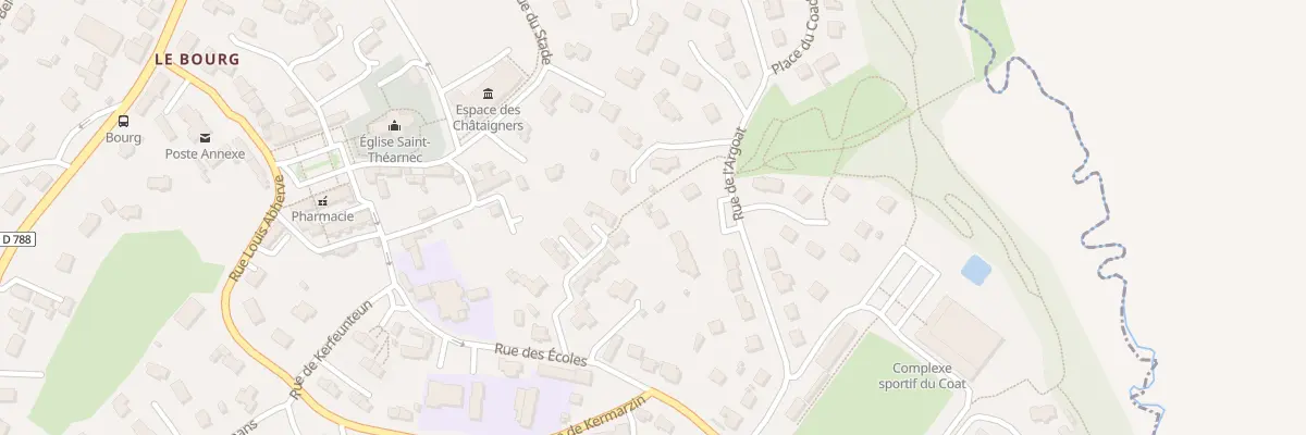 Plan du 2 Res la Venelle au Drennec