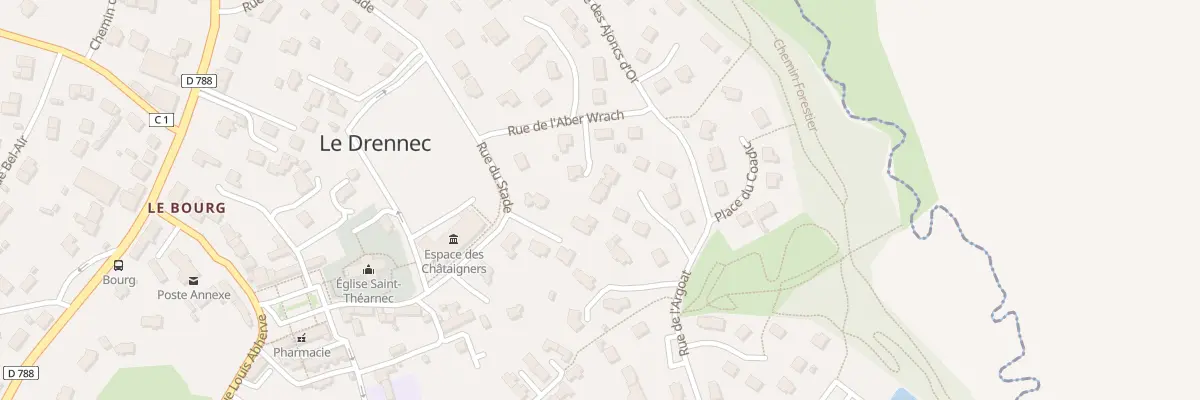 Plan du 6 Pl Beauséjour au Drennec