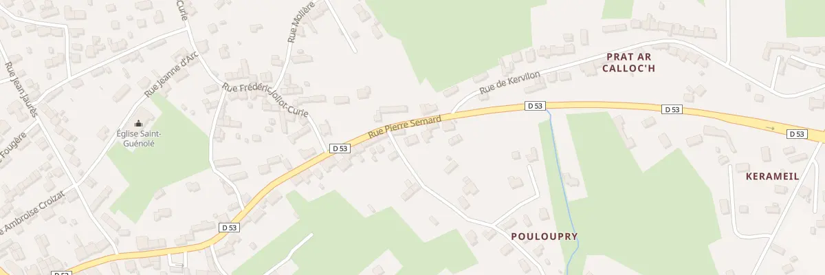 Plan du 504 Rue Pierre Semard à Penmarch