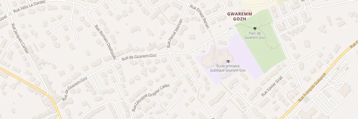 Plan du 44 Rte de Goarem-Coz à Plougastel-Daoulas