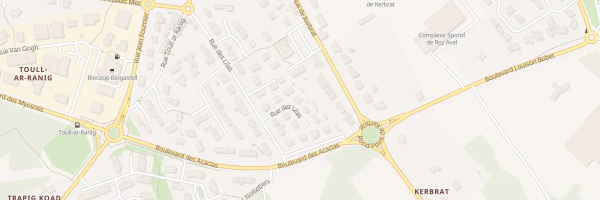 Plan du 14 Rue des Lilas à Plougastel-Daoulas
