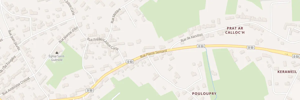 Plan du 487 Rue Pierre Semard à Penmarch