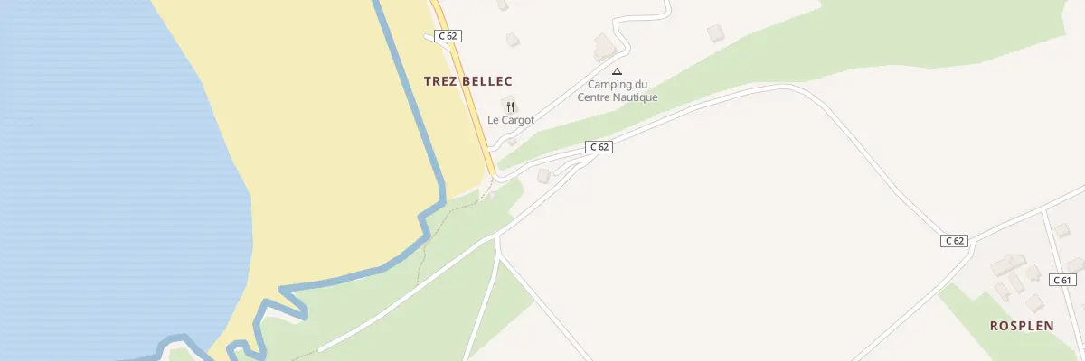 Plan du 401 Trez Bellec à Telgruc-sur-Mer