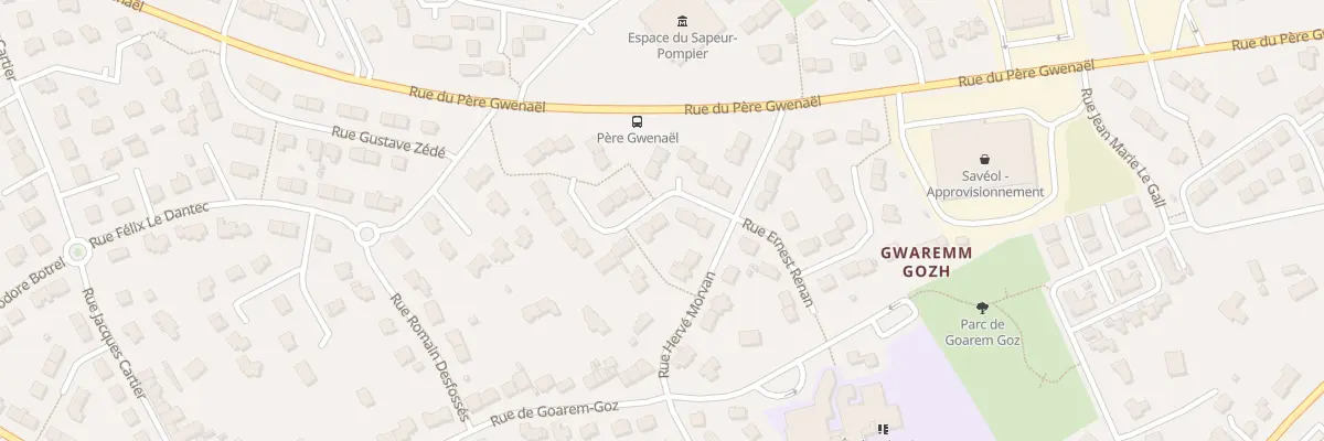 Plan du 23 Rue Louis Jouvet à Plougastel-Daoulas
