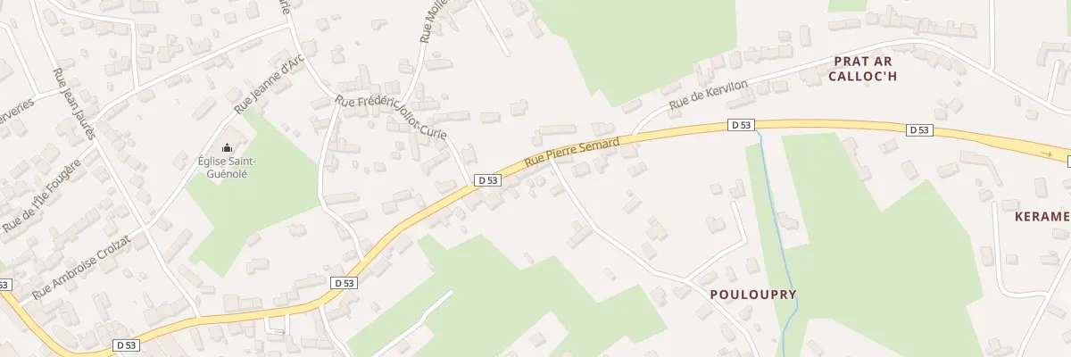 Plan du 456 Rue Pierre Semard à Penmarch