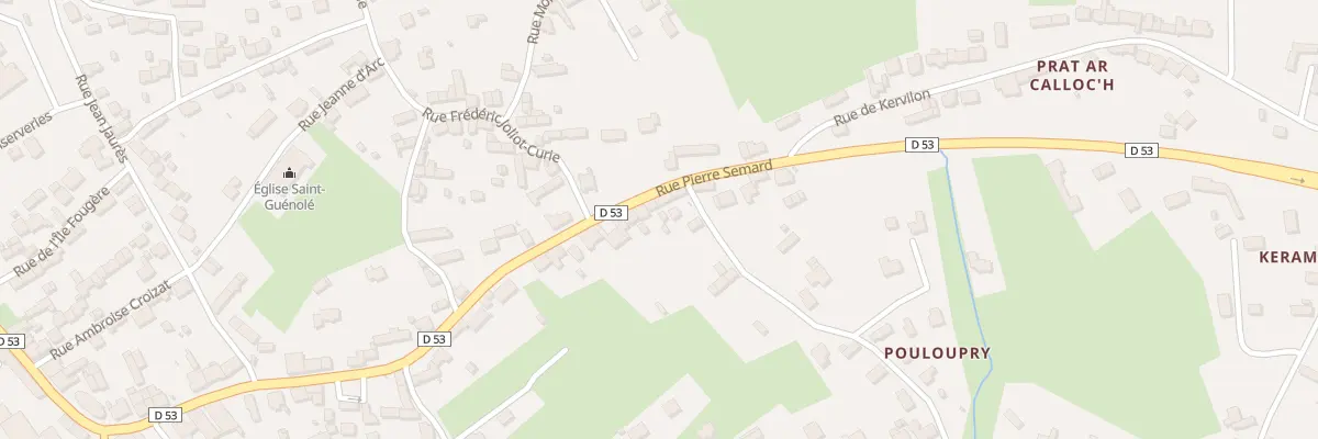 Plan du 446 Rue Pierre Semard à Penmarch