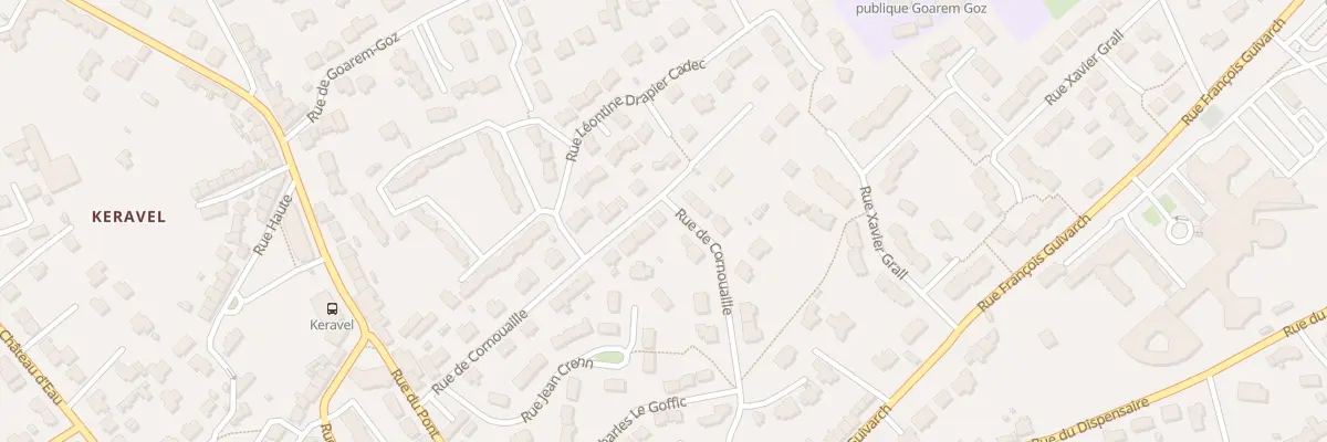 Plan du 18 Rue de Cornouaille à Plougastel-Daoulas