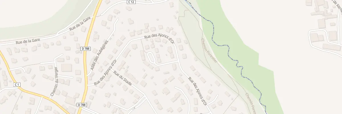 Plan du 24 Rue des Ajoncs d’Or au Drennec