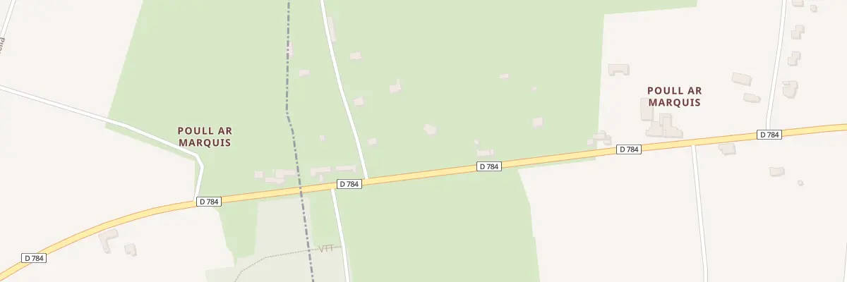 Plan du 50 Poul Ar Marquis à Landudec