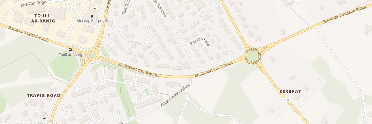 Plan du 3 Rue des Lilas à Plougastel-Daoulas