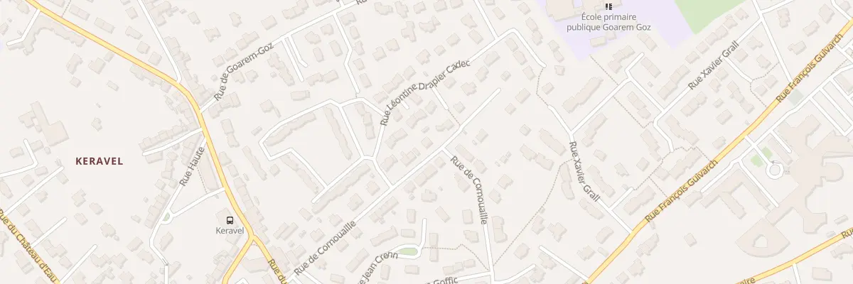 Plan du 17 Rue de Cornouaille à Plougastel-Daoulas