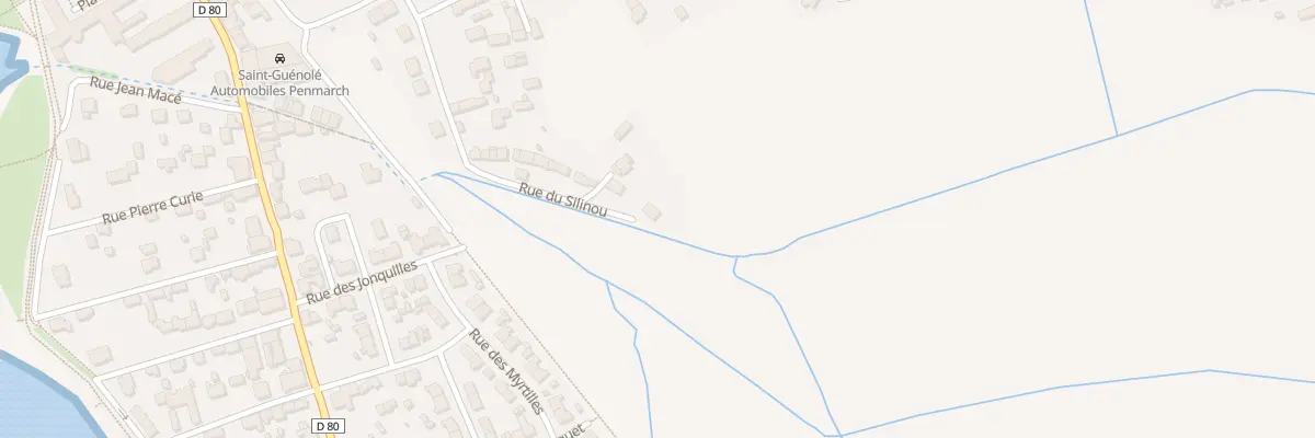 Plan du 415 Rue du Silinou à Penmarch
