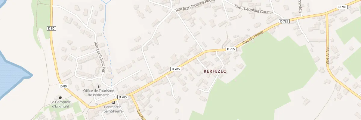 Plan du 416 Rue du Phare à Penmarch