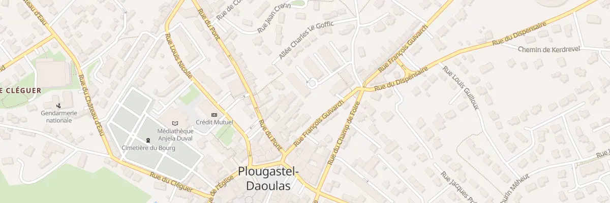 Plan du 40 Rue de Cornouaille à Plougastel-Daoulas