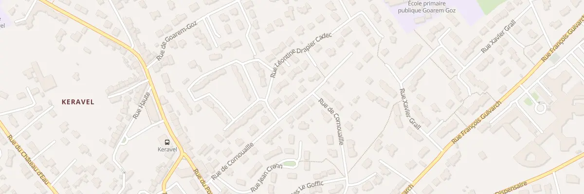 Plan du 15 Rue de Cornouaille à Plougastel-Daoulas
