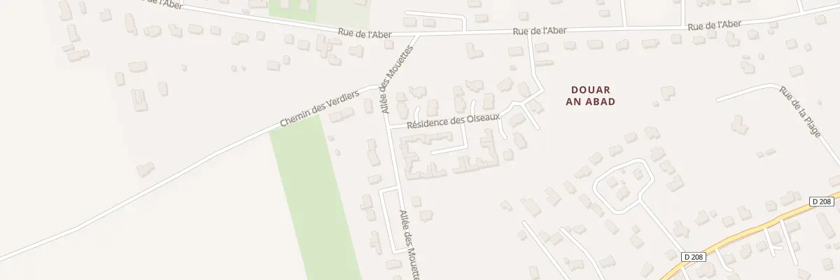 Plan du 3 Cite de l’Aber à Telgruc-sur-Mer