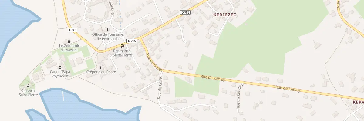 Plan du 37 Rue de Kervilly à Penmarch