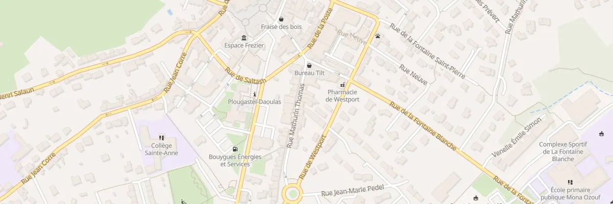 Plan du 11 Rue Mathurin Thomas à Plougastel-Daoulas