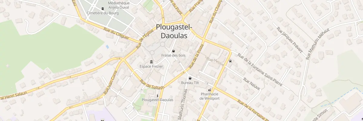 Plan du 13 Rue de la Mairie à Plougastel-Daoulas