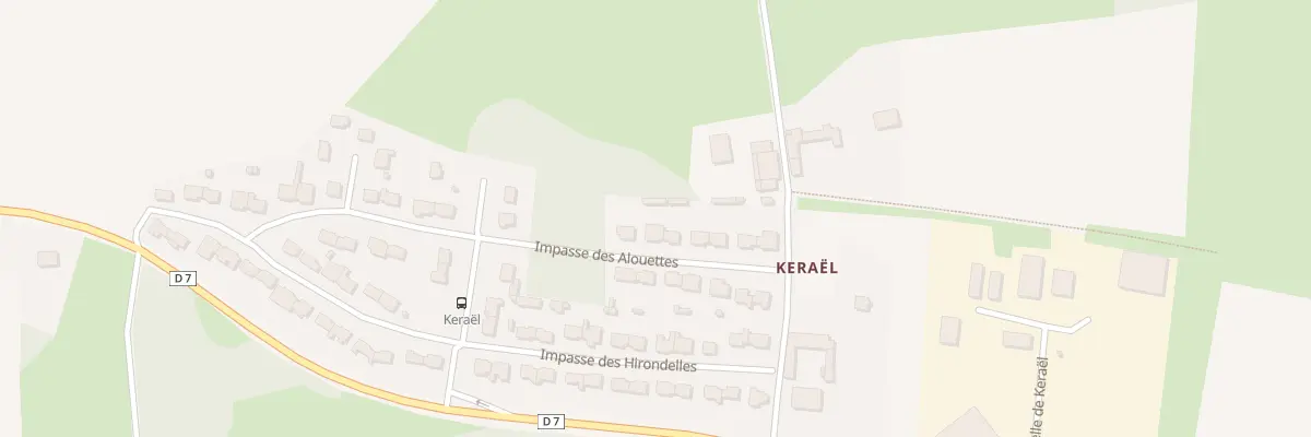 Plan du 3 Imp des Alouettes à Poullan-sur-Mer